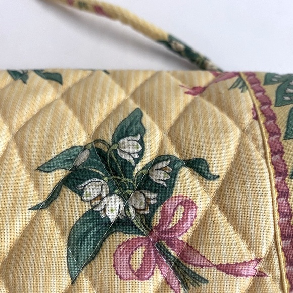 2PC Vintage Vera Bradley Lily of the Valley pattern backpack and crossbody. - Picture 6 of 8